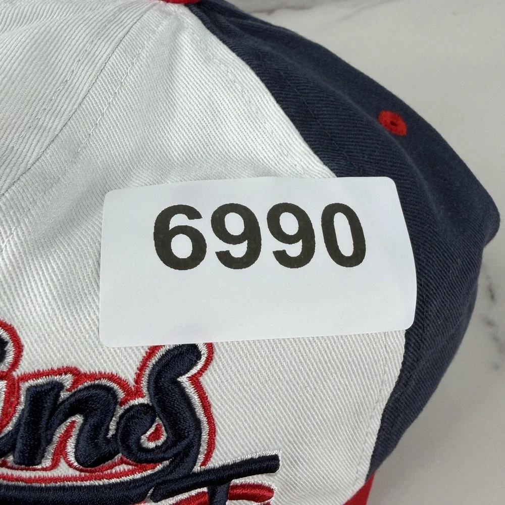 Minnesota Twins Hat Cap Strap Back Mens Adjustable Navy Red 47 Baseball Script